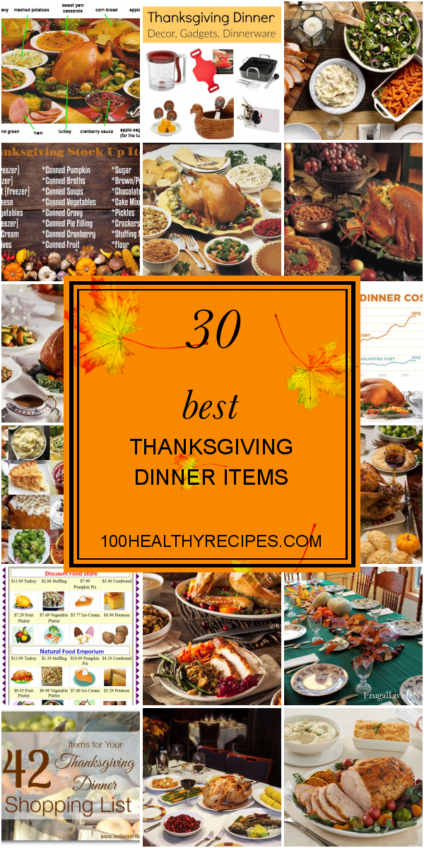 30 Best Thanksgiving Dinner Items Best Diet and Healthy Recipes Ever